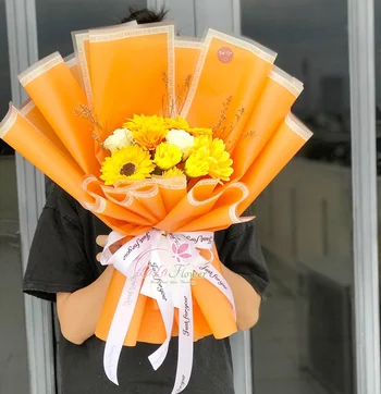 Bó hoa hướng dương sáp thơm 3