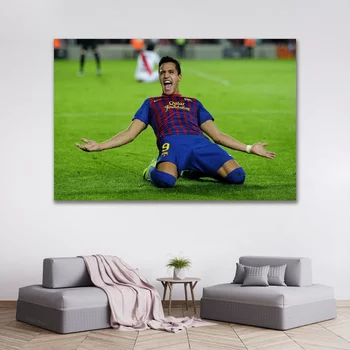 Tranh treo tường cầu thủ Alexis Sanchez