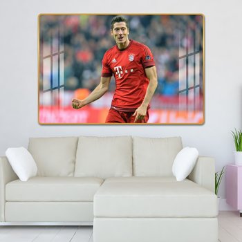 Bức tranh tường của cầu thủ Lewandowski
