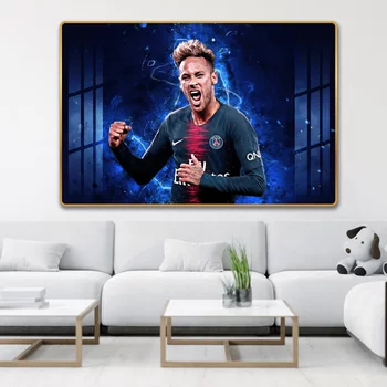 Tranh treo tường cầu thủ Neymar 3