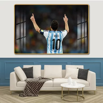 Messi-Spieler 20. Wandkunst