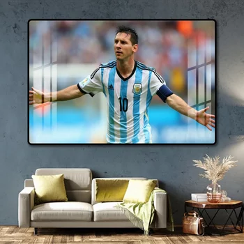 Cầu thủ Messi 21. Bức tranh tường
