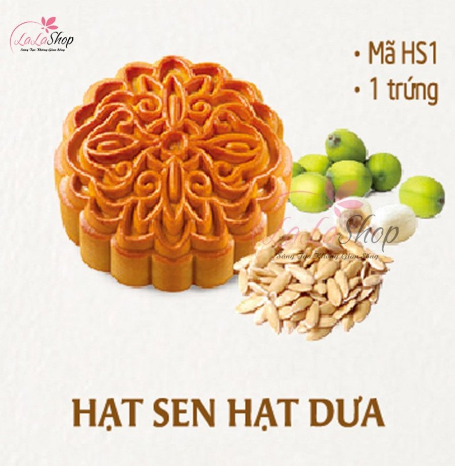 Bánh trung thu Kido Hạt sen hạt dưa 1 trứng 150g