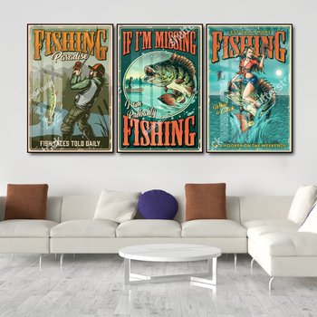 Tranh Vintage Fishing Paradise