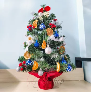 Weihnachtsdeko Mini Weihnachtsbaum 60cm in Blau Modell 12