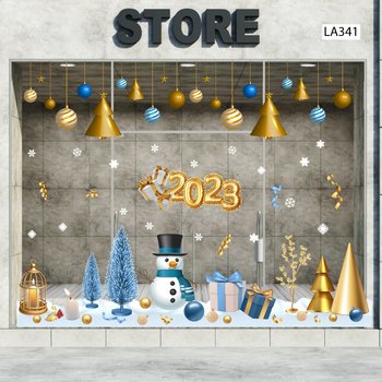 Combo Decal Trang Trí Noel Giáng Sinh An Lành 2023