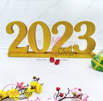 Mô hình năm mới 2023 trang trí tết năm mới 2023