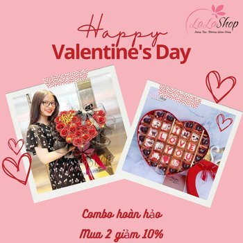 Set Quà Tặng Hoa Kim Tuyến Nhủ Và Socola Tặng Valentine