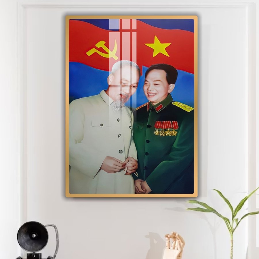 Tranh Treo Tường Chủ Tịch Hồ Chí Minh Và Đại Tướng Võ Nguyên Giáp