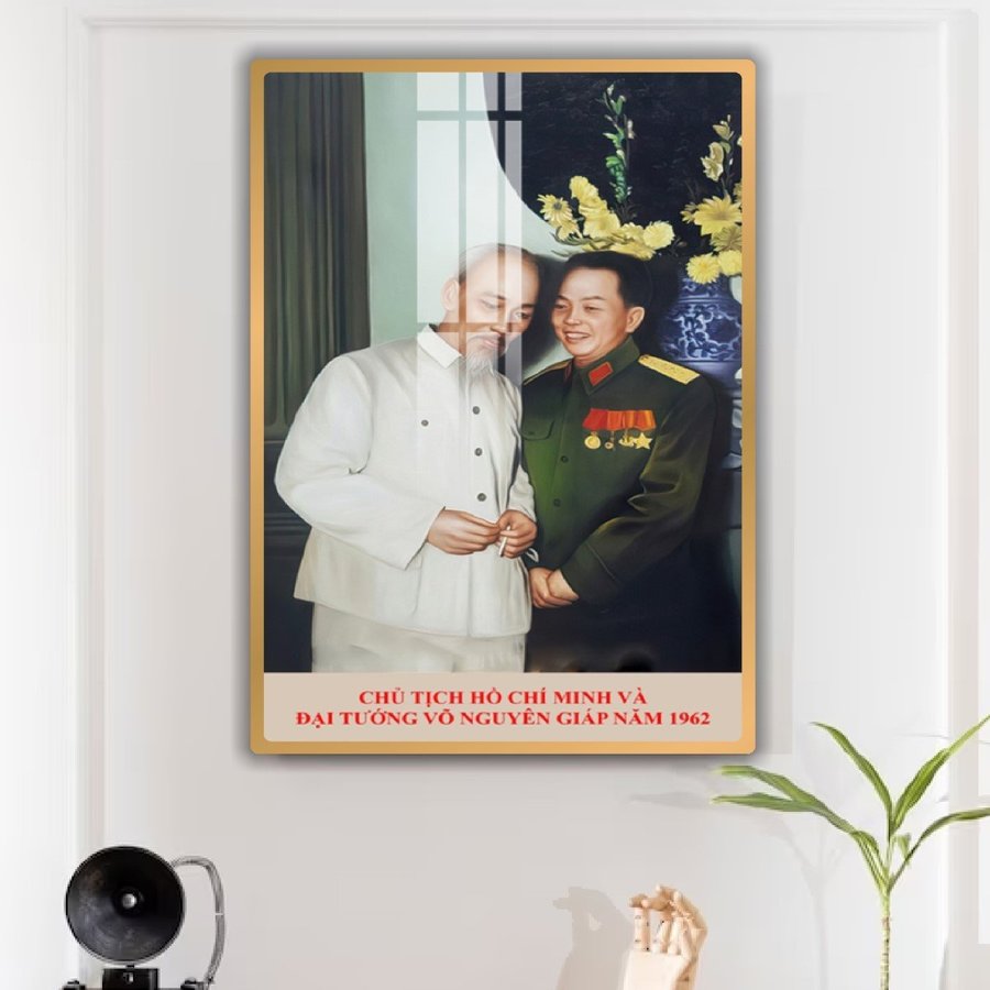 Tranh Treo Tường Chủ Tịch Hồ Chí Minh Và Đại Tướng Võ Nguyên Giáp 2