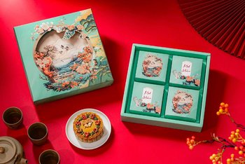 Hộp 4 Bánh Trung Thu Minh Nguyệt 1 Tân Dân Lợi