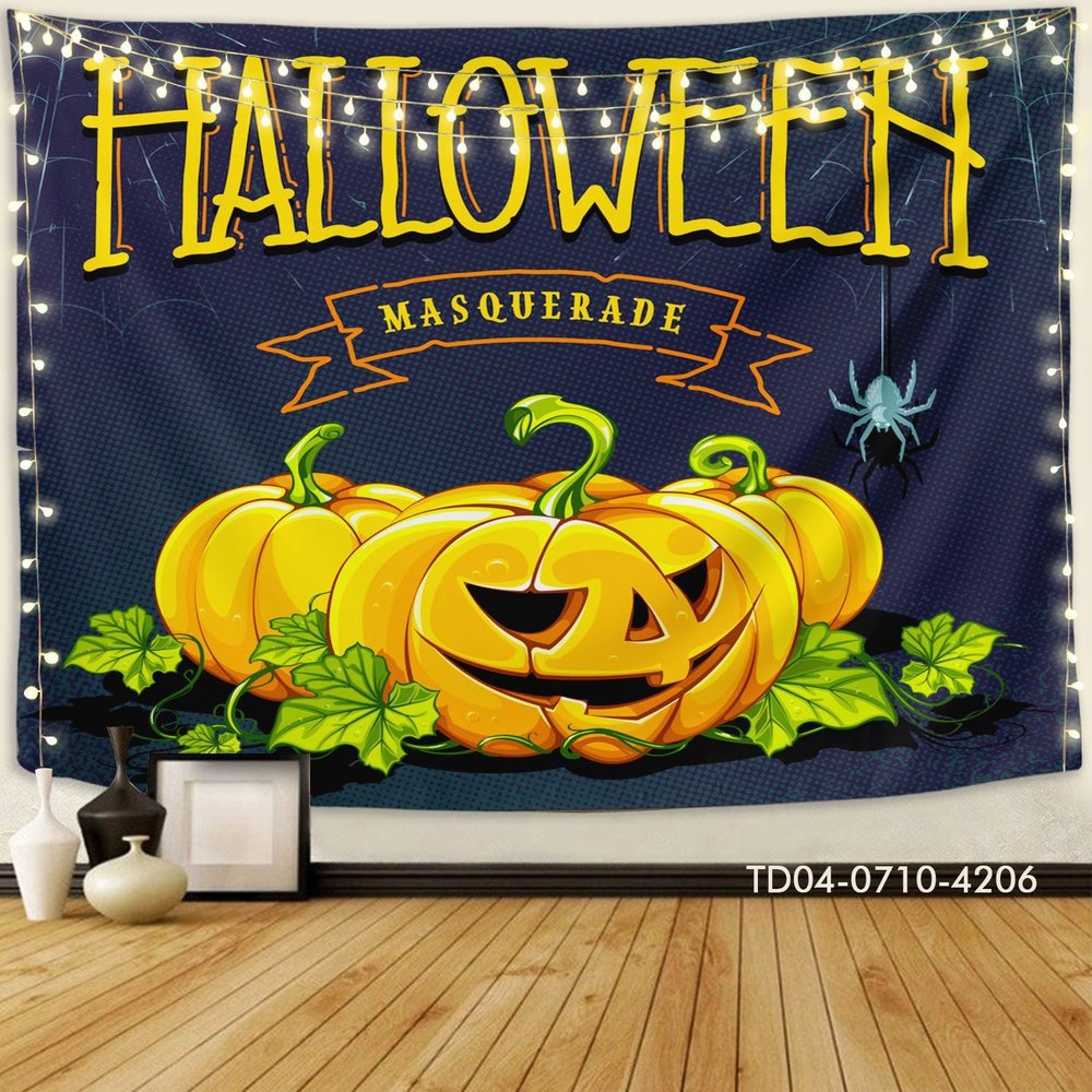 Tranh Vải Halloween Treo Tường Halloween Masquerade
