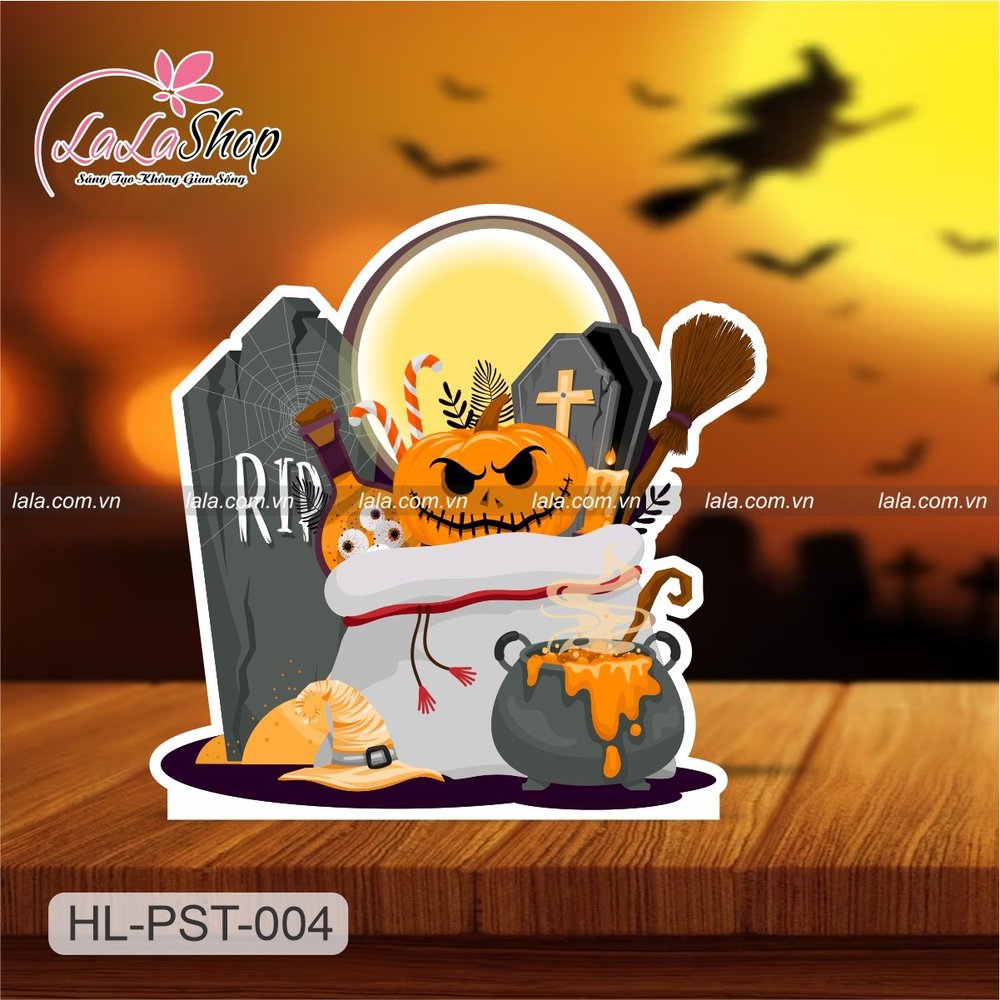 Standee trang trí halloween Bí Ngô Ma Quái Mẫu 1