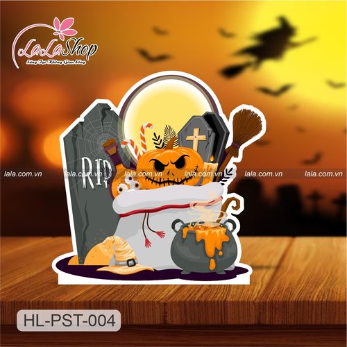 Standee trang trí halloween Bí Ngô Ma Quái Mẫu 1