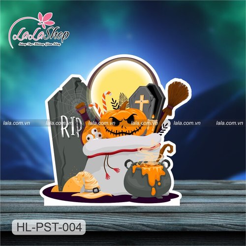 Standee trang trí halloween Bí Ngô Ma Quái Mẫu 1
