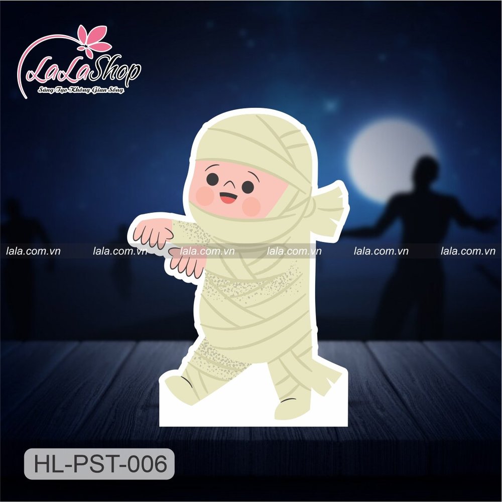 Standee Trang Trí Halloween Xác Uớp Ngộ Nghĩnh