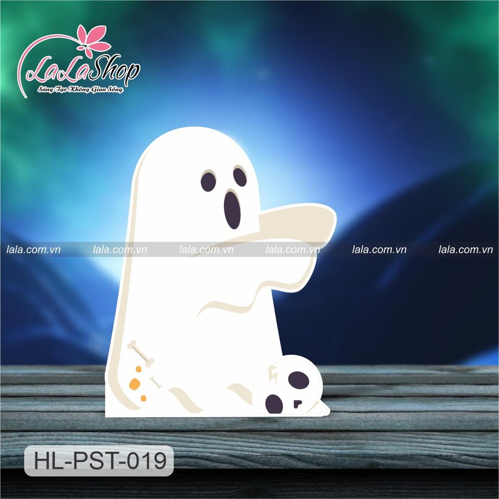 Standee Trang Trí Halloween Con Ma Ngộ Nghĩnh