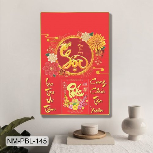 Lịch Tết Tranh Tráng Gương Treo Tường An Khang Thịnh Vượng