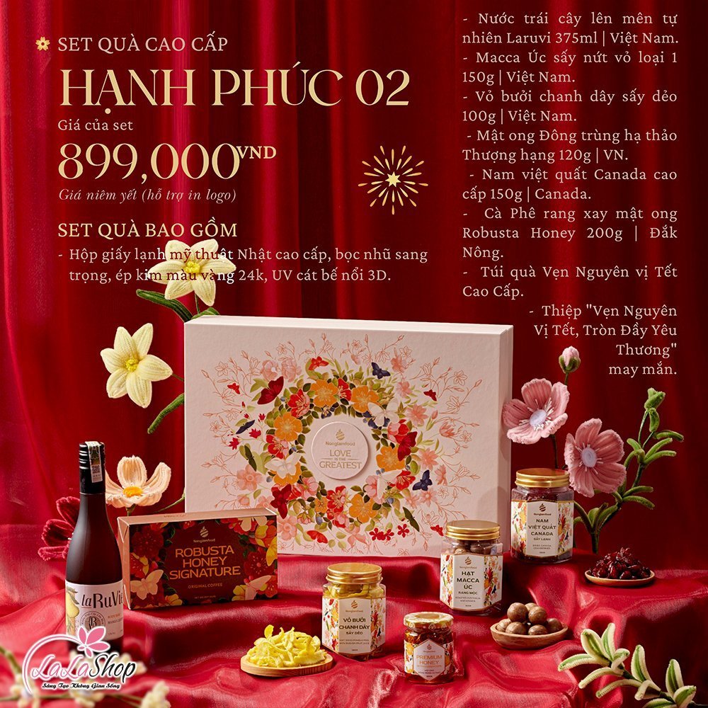 Set quà tết cao cấp hạnh phúc 2 (NL)