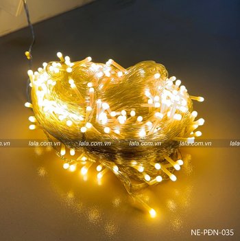 Dây đèn led trang trí 80m siêu sáng - Ánh sáng vàng 8 chế độ mẫu 035